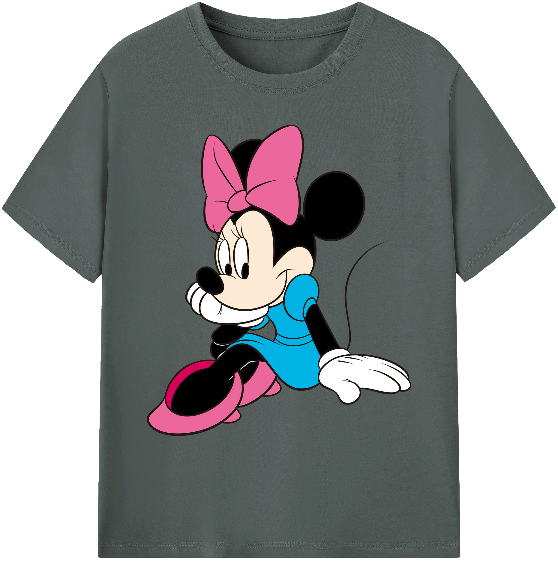 ミッキーマウス Mickey Mouse 綿100％ メンズ半袖Tシャツ｜肌触りやわらか＆通気性